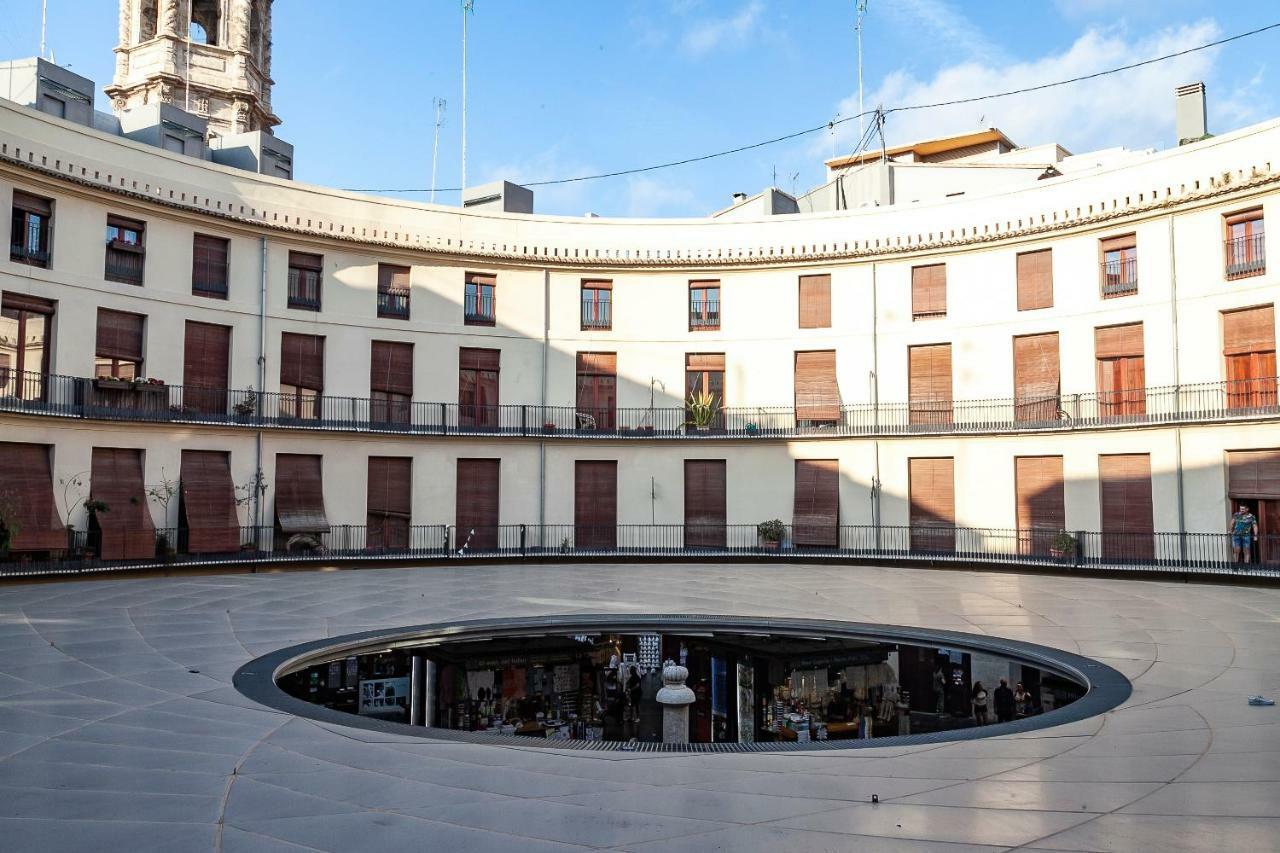 Plaza Redonda Center Apartment Valencia Exterior foto